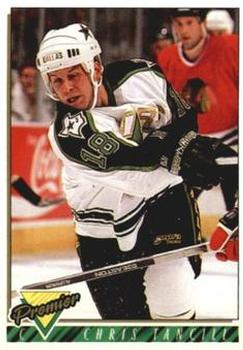 #429 Chris Tancill - Dallas Stars - 1993-94 Topps Premier Hockey
