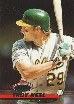 #429 Troy Neel - Oakland Athletics - 1993 Stadium Club Baseball