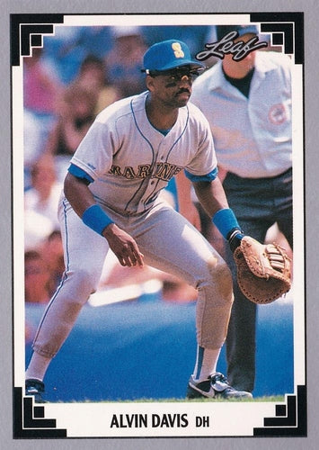 #429 Alvin Davis - Seattle Mariners - 1991 Leaf Baseball