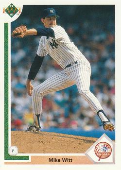 #429 Mike Witt - New York Yankees - 1991 Upper Deck Baseball