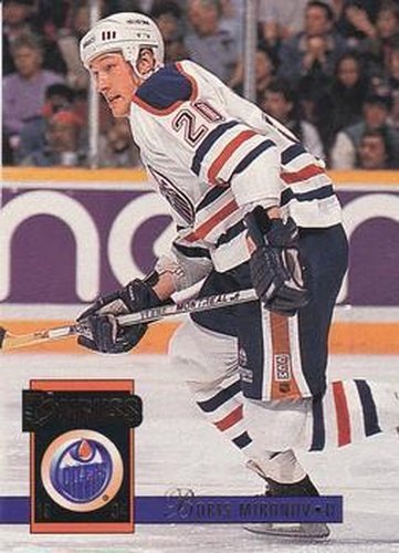 #429 Boris Mironov - Edmonton Oilers - 1993-94 Donruss Hockey