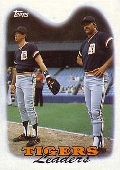 #429 Tigers Leaders - Detroit Tigers - 1988 Topps Baseball