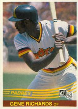 #429 Gene Richards - San Diego Padres - 1984 Donruss Baseball