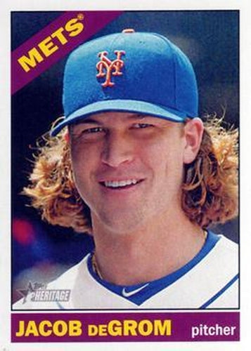 #429 Jacob deGrom - New York Mets - 2015 Topps Heritage Baseball