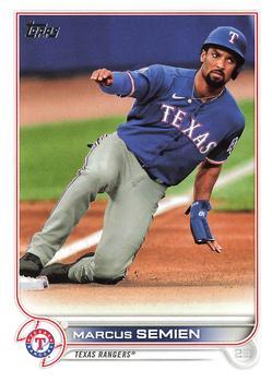 #429 Marcus Semien - Texas Rangers - 2022 Topps Baseball