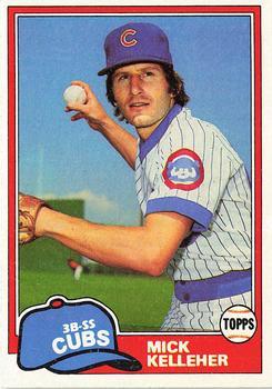 #429 Mick Kelleher - Chicago Cubs - 1981 Topps Baseball