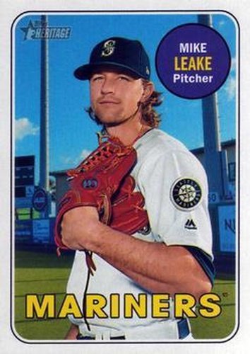 #429 Mike Leake - Seattle Mariners - 2018 Topps Heritage Baseball