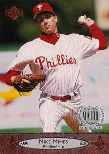 #429 Mike Mimbs - Philadelphia Phillies - 1996 Upper Deck Baseball