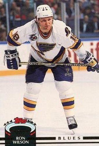 #429 Ron Wilson - St. Louis Blues - 1992-93 Stadium Club Hockey