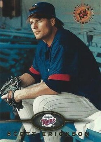 #429 Scott Erickson - Minnesota Twins - 1995 Stadium Club Baseball