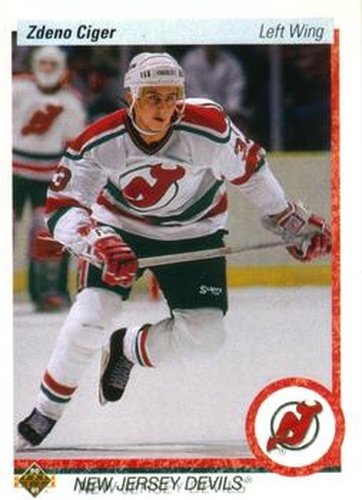 #429 Zdeno Ciger - New Jersey Devils - 1990-91 Upper Deck Hockey