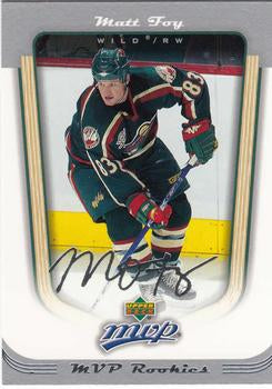 #429 Matt Foy - Minnesota Wild - 2005-06 Upper Deck MVP Hockey