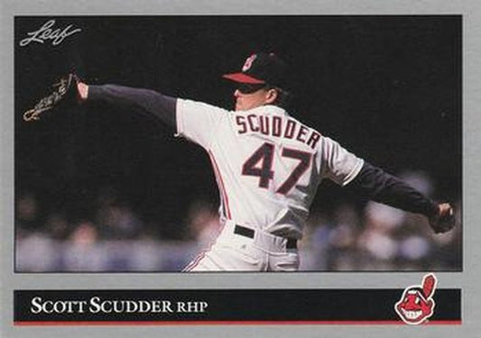 #429 Scott Scudder - Cleveland Indians - 1992 Leaf Baseball