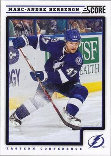 #429 Marc-Andre Bergeron - Tampa Bay Lightning - 2012-13 Score Hockey