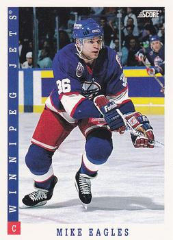 #429 Mike Eagles - Winnipeg Jets - 1993-94 Score Canadian Hockey