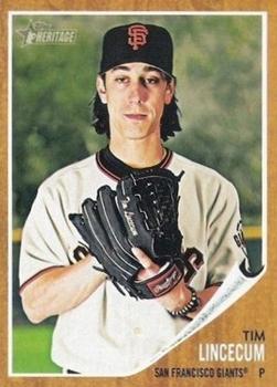 #429 Tim Lincecum - San Francisco Giants - 2011 Topps Heritage Baseball