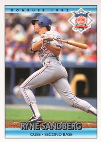 #429 Ryne Sandberg - Chicago Cubs - 1992 Donruss Baseball
