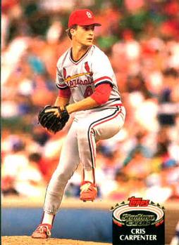 #429 Cris Carpenter - St. Louis Cardinals - 1992 Stadium Club Baseball
