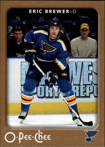 #429 Eric Brewer - St. Louis Blues - 2006-07 O-Pee-Chee Hockey