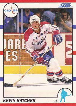 #42 Kevin Hatcher - Washington Capitals - 1990-91 Score Hottest and Rising Stars Hockey