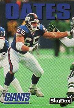 #42 Bart Oates - New York Giants - 1992 SkyBox Impact Football