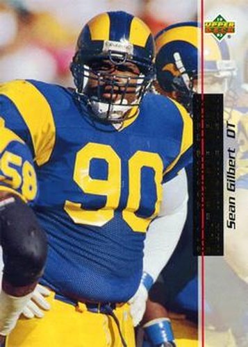 #42 Sean Gilbert - Los Angeles Rams - 1993 Upper Deck Football
