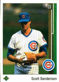 #342 Scott Sanderson - Chicago Cubs - 1989 Upper Deck Baseball