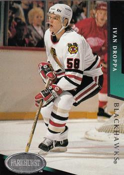 #42 Ivan Droppa - Chicago Blackhawks - 1993-94 Parkhurst Hockey