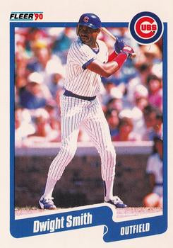 #42 Dwight Smith - Chicago Cubs - 1990 Fleer USA Baseball