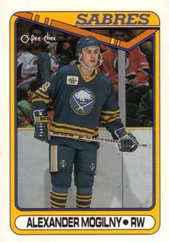 #42 Alexander Mogilny - Buffalo Sabres - 1990-91 O-Pee-Chee Hockey