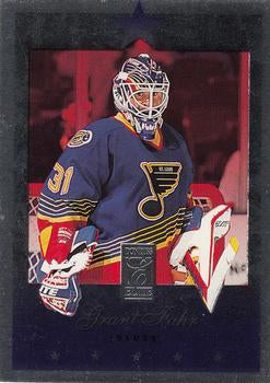 #42 Grant Fuhr - St. Louis Blues - 1995-96 Donruss Elite Hockey