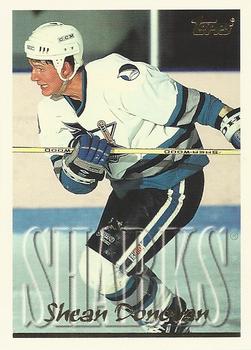 #42 Shean Donovan - San Jose Sharks - 1995-96 Topps Hockey