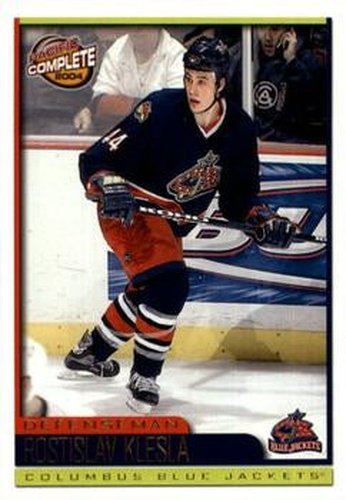 #42 Rostislav Klesla - Columbus Blue Jackets - 2003-04 Pacific Complete Hockey