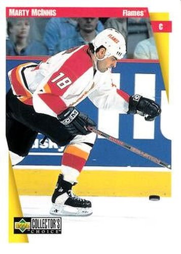 #42 Marty McInnis - Calgary Flames - 1997-98 Collector's Choice Hockey