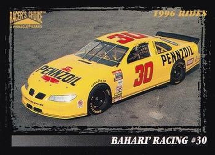 #42 Johnny Benson - Bahari Racing - 1996 Pinnacle Racer's Choice Racing