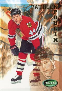 #42 Patrick Poulin - Chicago Blackhawks - 1995-96 Parkhurst International Hockey