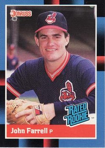 #42 John Farrell - Cleveland Indians - 1988 Donruss Baseball