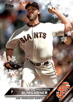 #HMW42 Madison Bumgarner - San Francisco Giants - 2016 Topps Holiday Baseball