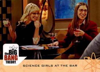 #42 Science Girls at the Bar - 2016 Cryptozoic The Big Bang Theory Seasons 6 & 7