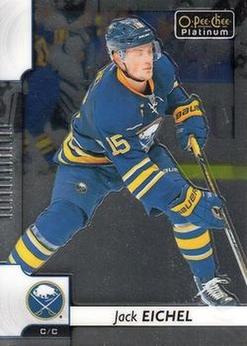 #42 Jack Eichel - Buffalo Sabres - 2017-18 O-Pee-Chee Platinum Hockey