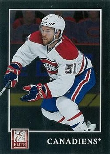 #42 David Desharnais - Montreal Canadiens - 2011-12 Panini Elite Hockey