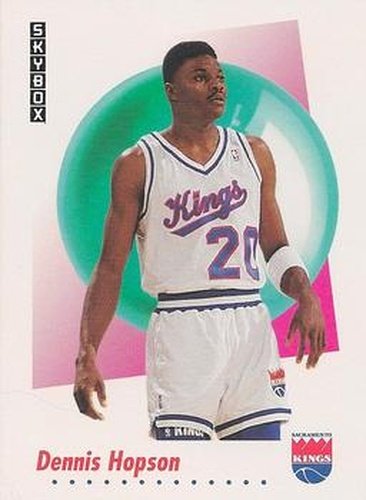 #642 Dennis Hopson - Sacramento Kings - 1991-92 SkyBox Basketball