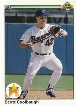 #42 Scott Coolbaugh - Texas Rangers - 1990 Upper Deck Baseball