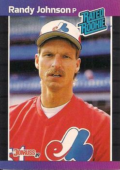 #42 Randy Johnson - Montreal Expos - 1989 Donruss Baseball