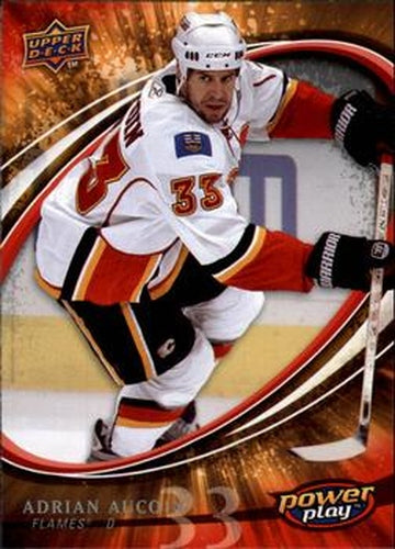 #42 Adrian Aucoin - Calgary Flames - 2008-09 Upper Deck Power Play Box Set Hockey