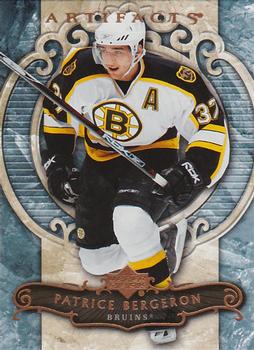 #42 Patrice Bergeron - Boston Bruins - 2007-08 Upper Deck Artifacts Hockey