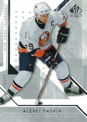 #42 Alexei Yashin - New York Islanders - 2006-07 SP Authentic Hockey