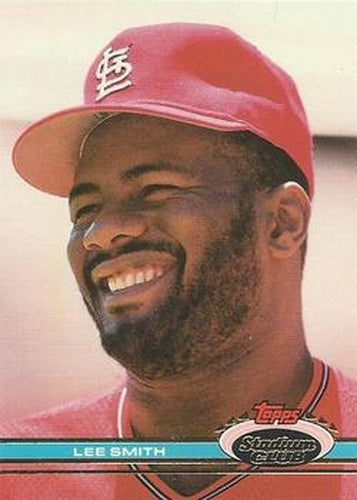 #42 Lee Smith - St. Louis Cardinals - 1991 Stadium Club Baseball