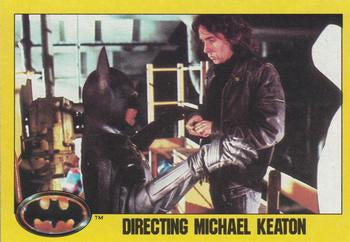 #242 Directing Michael Keaton - 1989 Topps Batman