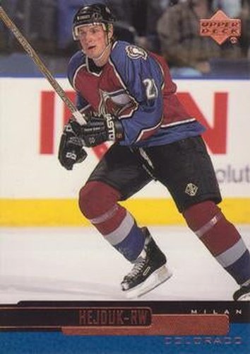 #42 Milan Hejduk - Colorado Avalanche - 1999-00 Upper Deck Hockey